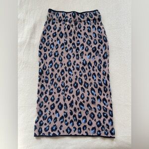 Ann Taylor Midi Knit Sweater Skirt